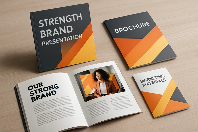 Effectief presentatiemateriaal en brochures voor een sterke merkpresentatie