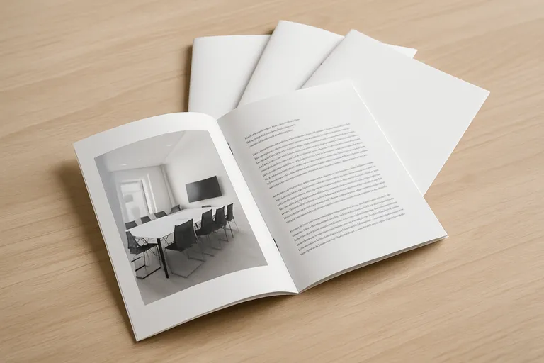 Verschillende soorten geniete brochures